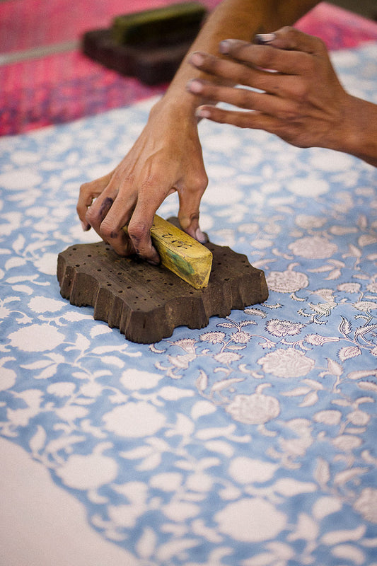 The Artful Dance of Block Printing: Where Wood Meets Fabric*